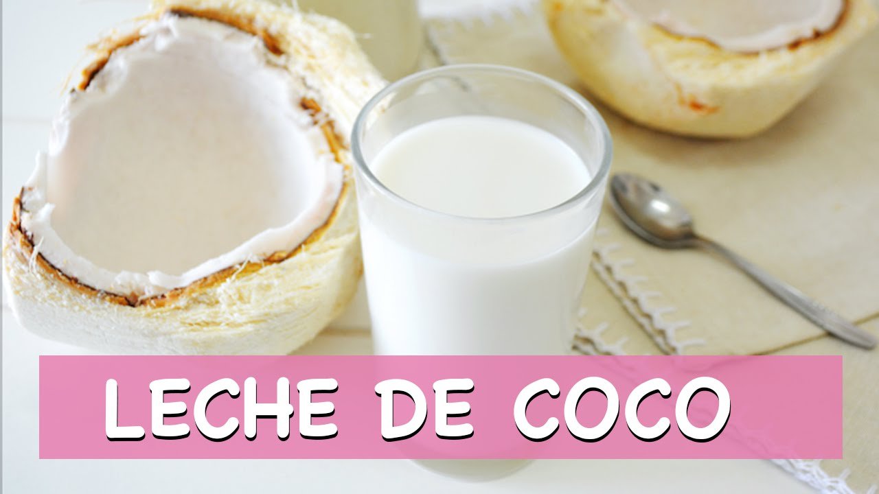 Leche de coco casera
