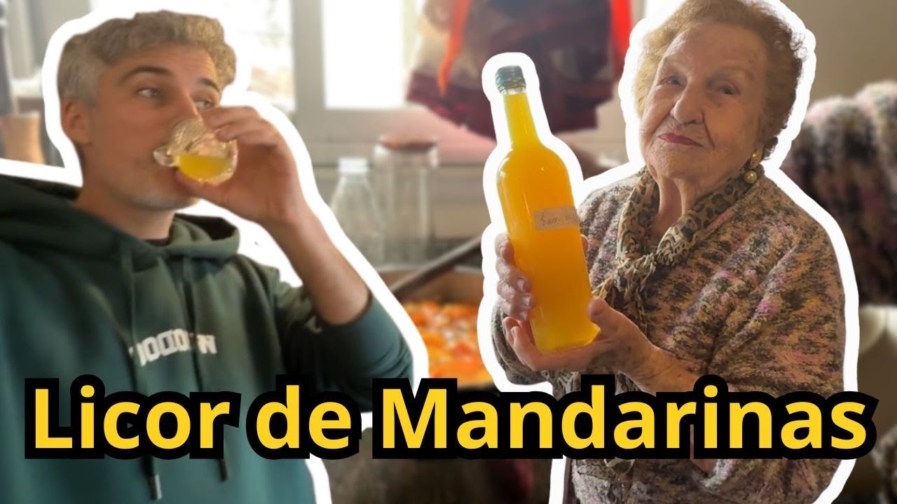 Licor de mandarina casero