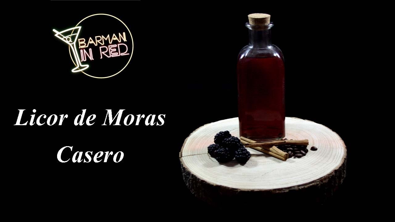 Licor de moras casero