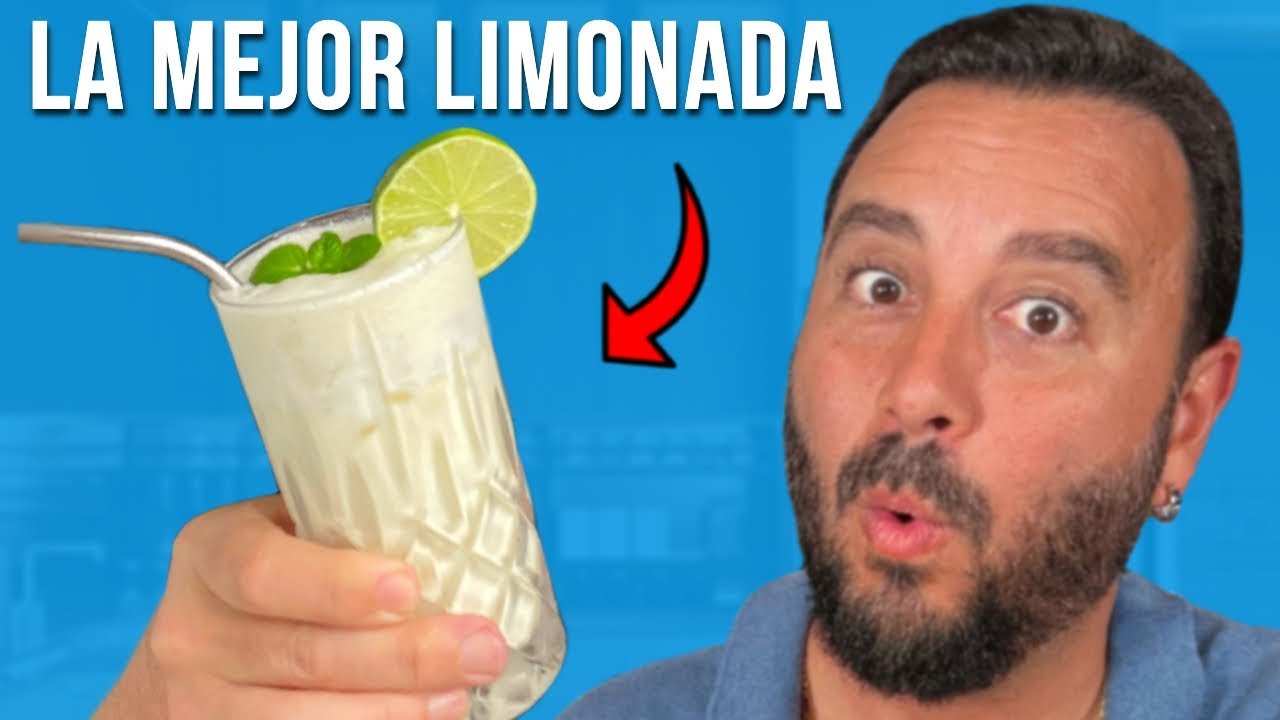 Limonada de coco casera