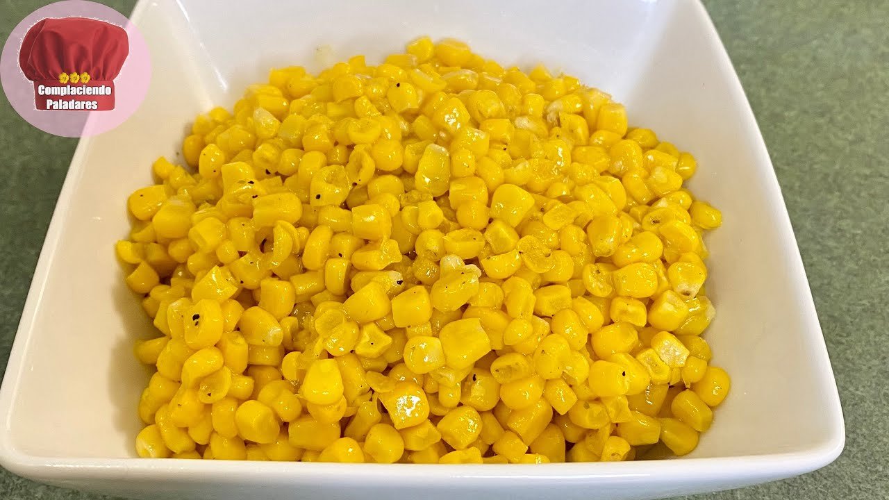 Maíz salteado con mantequilla