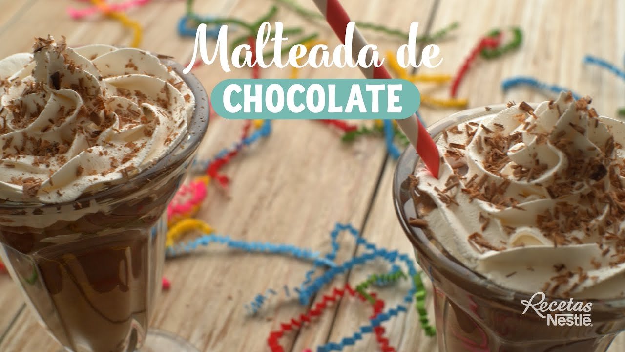 Malteada de chocolate