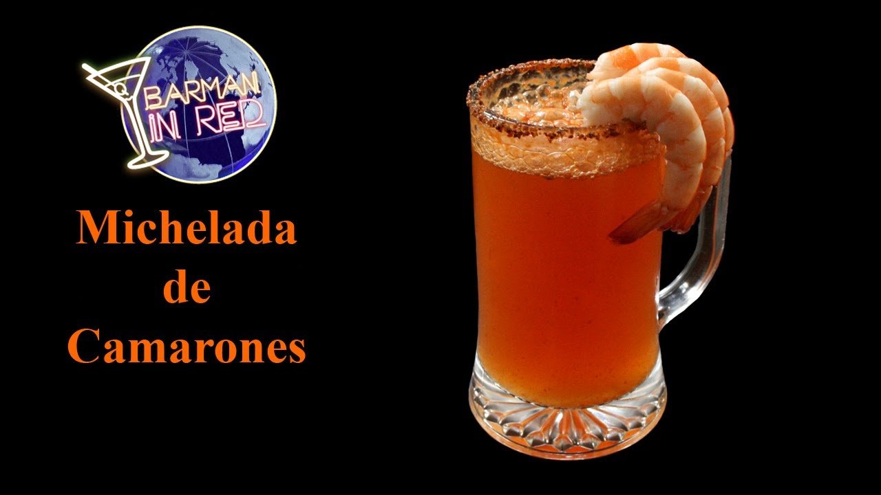 Michelada con camarones