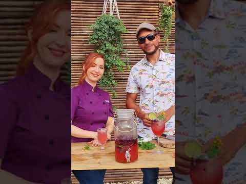 Mojito de flor de jamaica