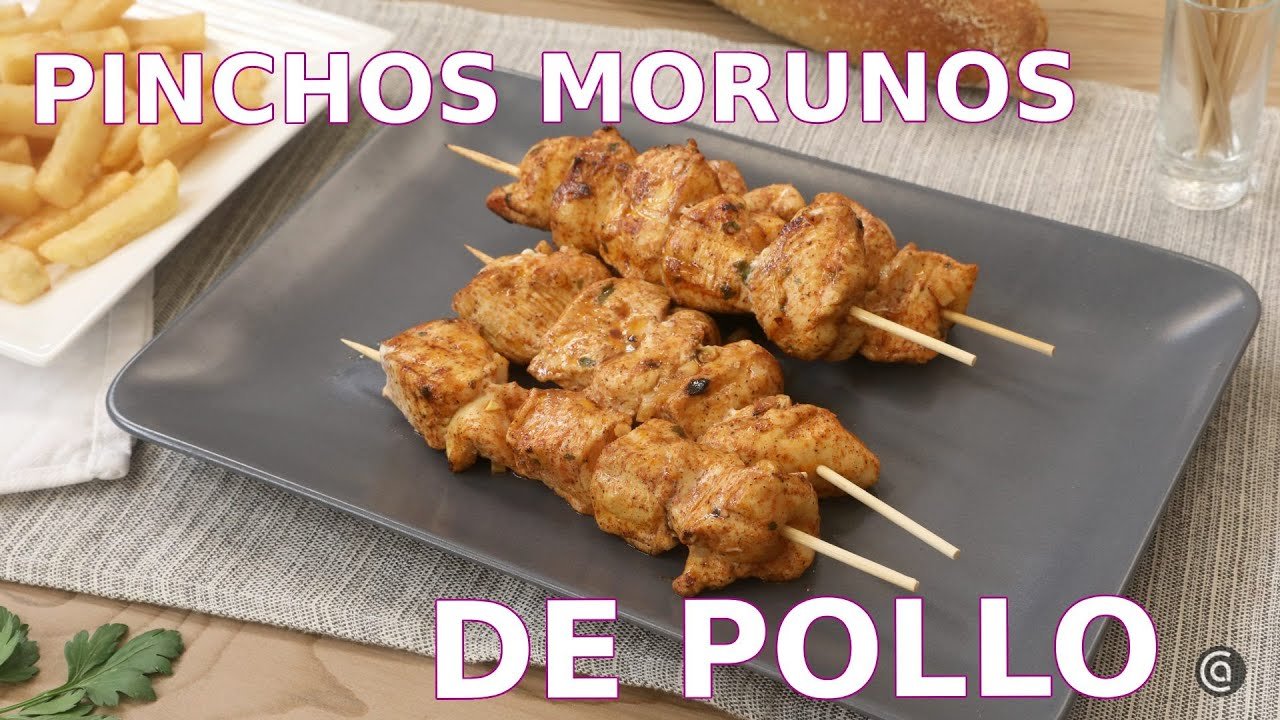 Pinchos morunos de pollo