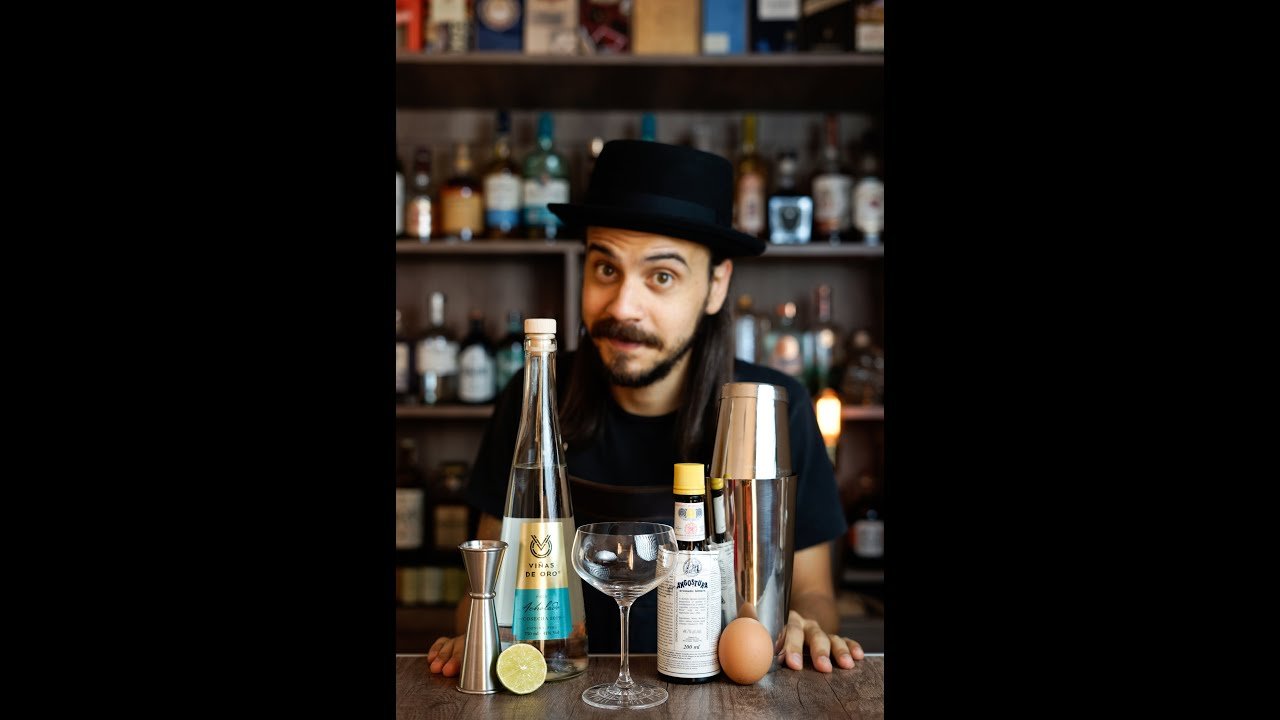 Pisco sour en 4 pasos