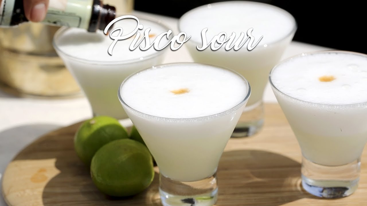 Pisco sour peruano casero