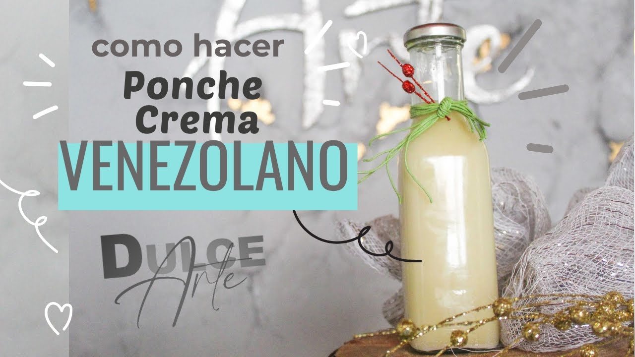 Ponche crema con flan