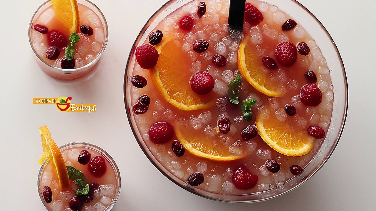 Ponche de frutas sin alcohol