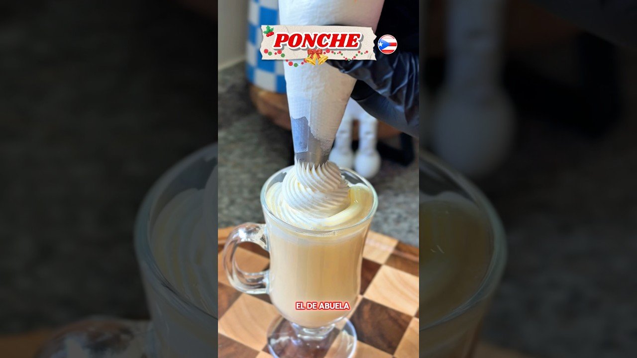 Ponche puertorriqueño para Navidad