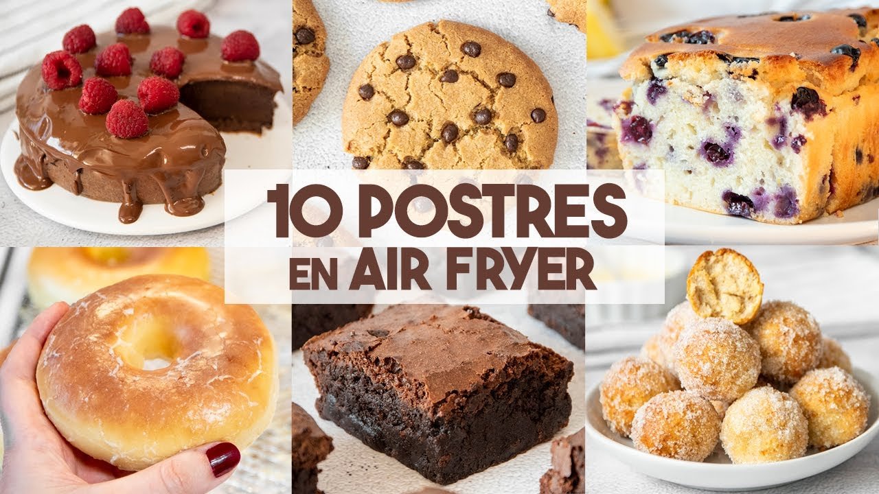 Postres en freidora de aire
