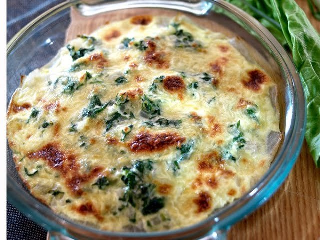 Receta de Acelgas gratinadas
