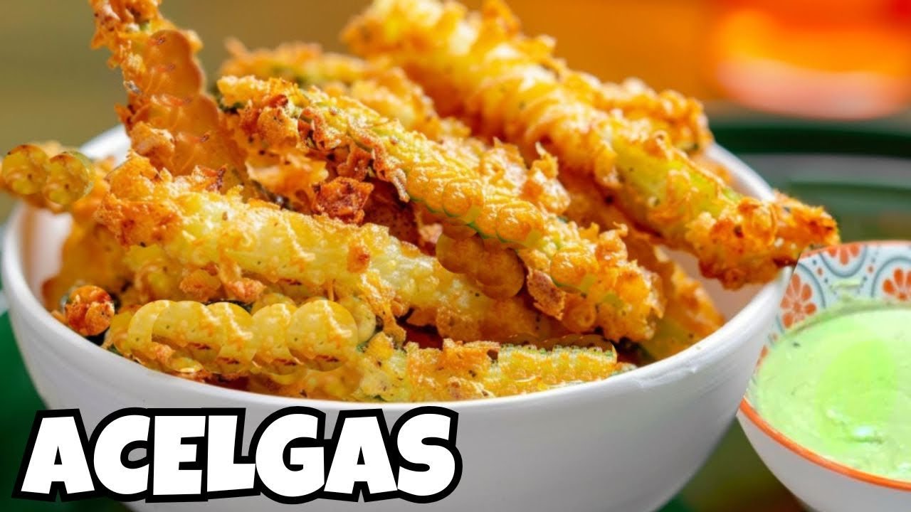 Receta de Acelgas rebozadas con salsa de kiwi