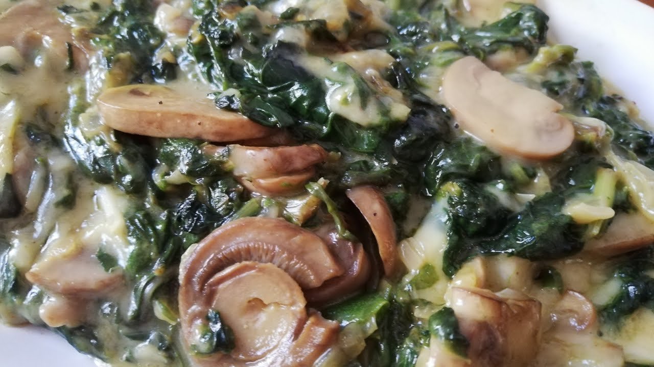 Receta de Acelgas salteadas con champiñones