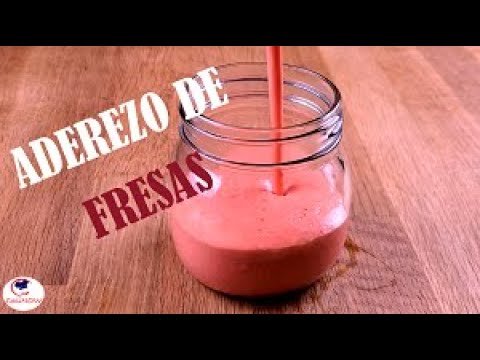 Receta de Aderezo de fresas para ensaladas