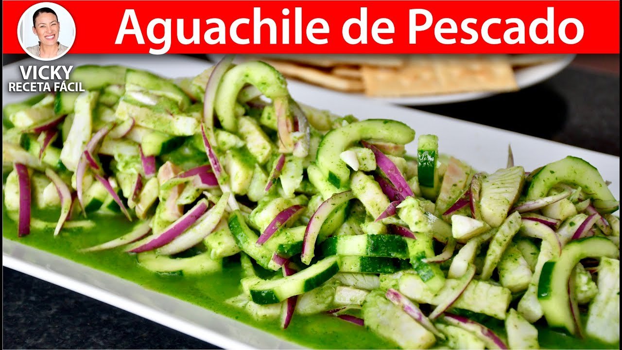 Receta de Aguachile verde de pescado
