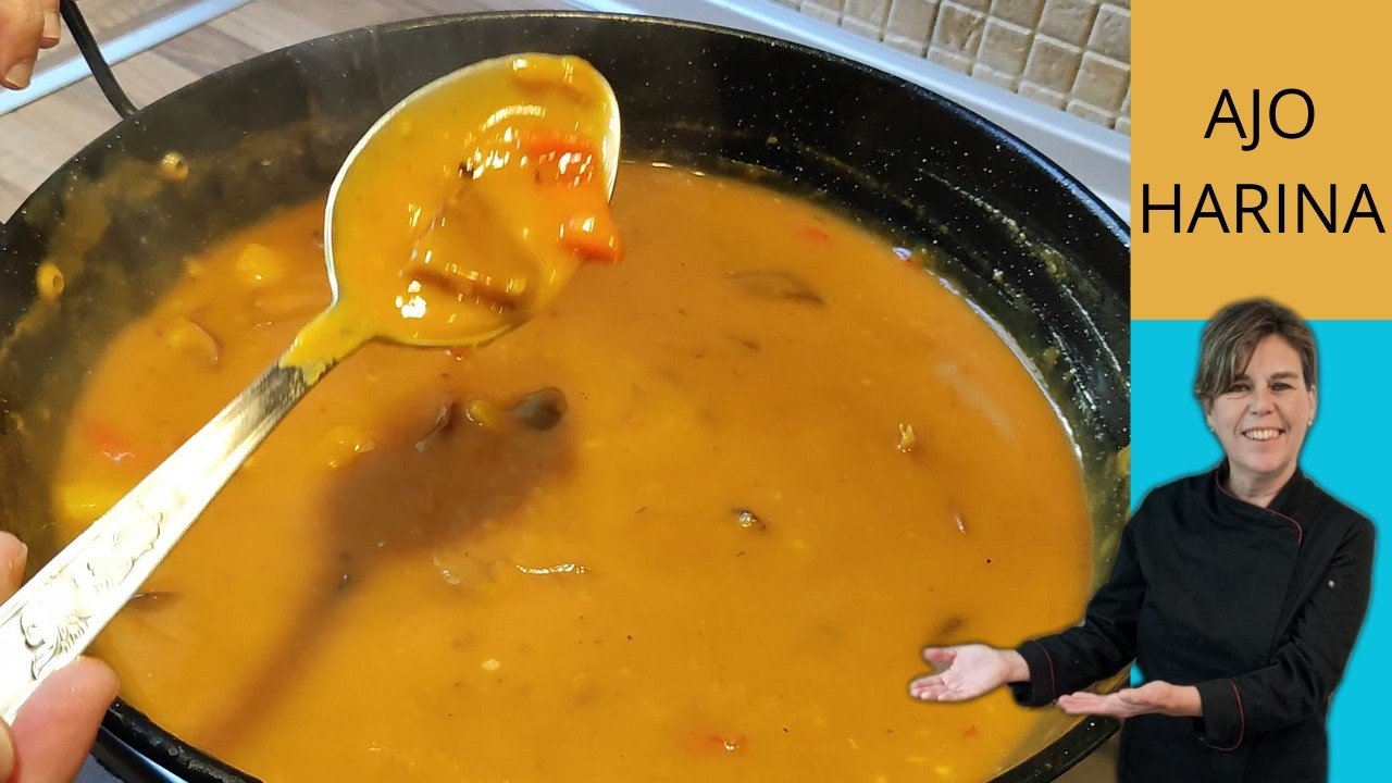 Receta de Ajoharina ó ajo de harina manchego