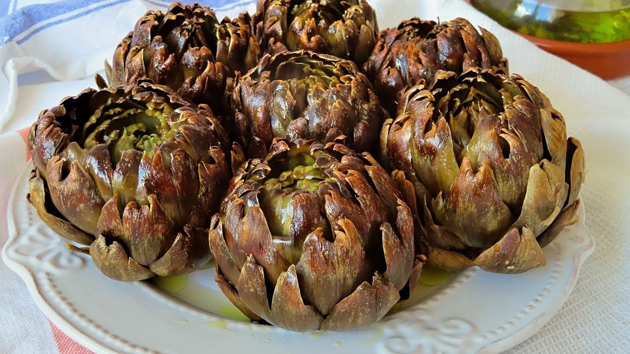 Receta de Alcachofas al horno con queso