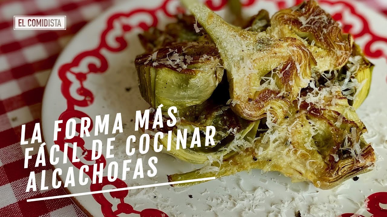 Receta de Alcachofas al microondas con jamón