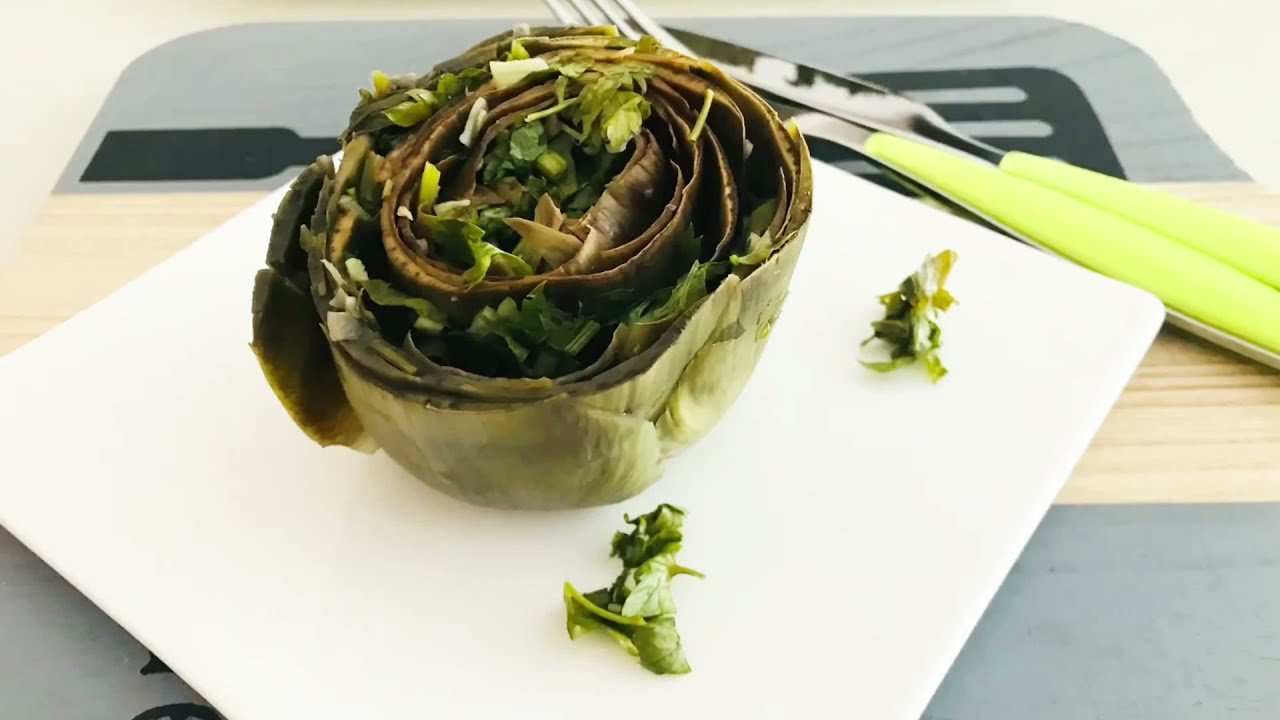 Receta de Alcachofas con ajo y perejil