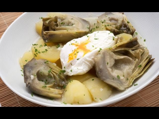 Receta de Alcachofas con patatas
