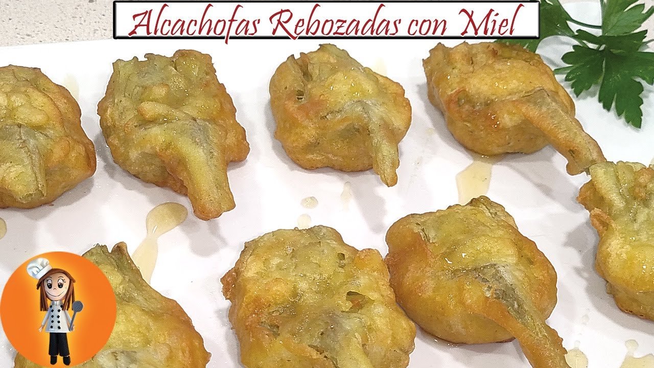 Receta de Alcachofas rebozadas fritas ¡muy crujientes!