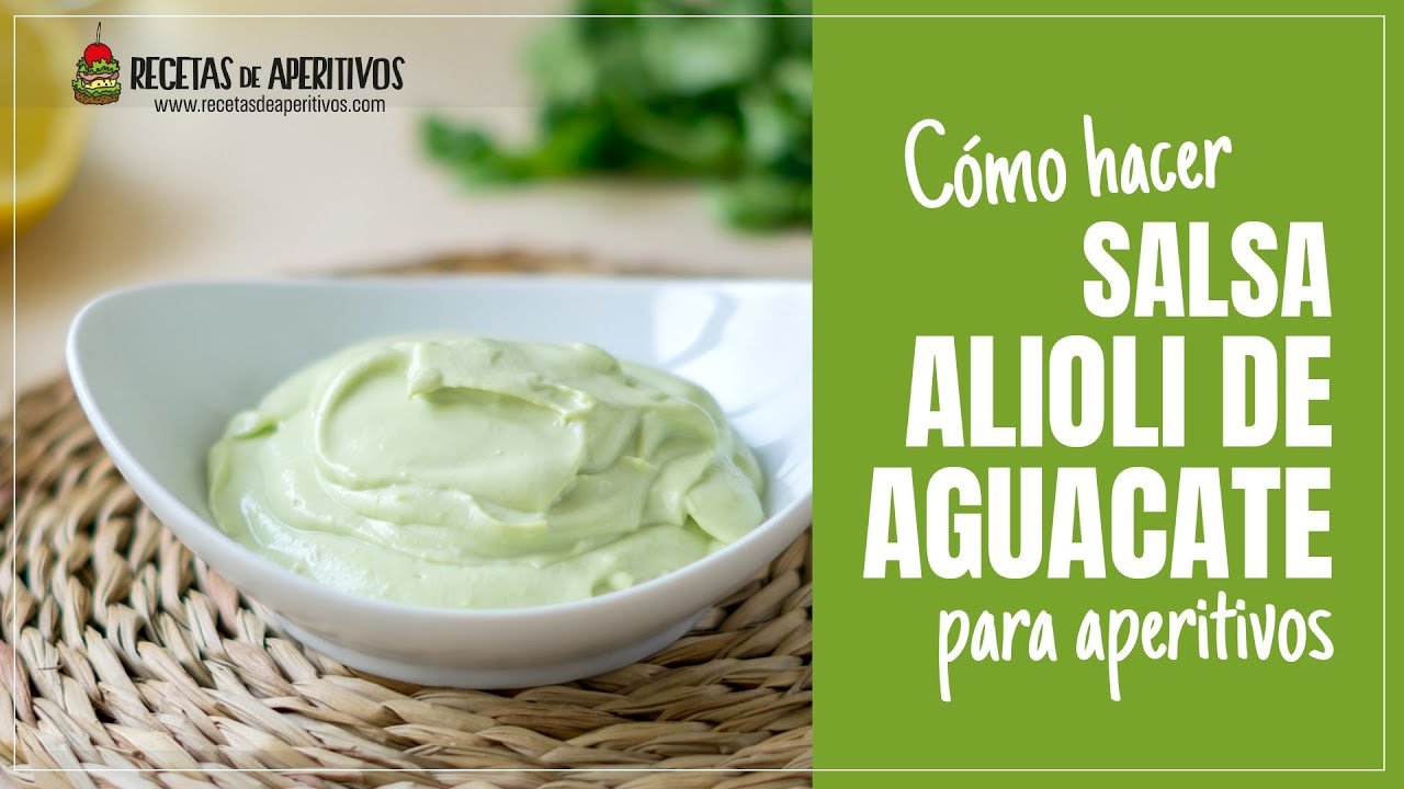 Receta de Alioli de aguacate