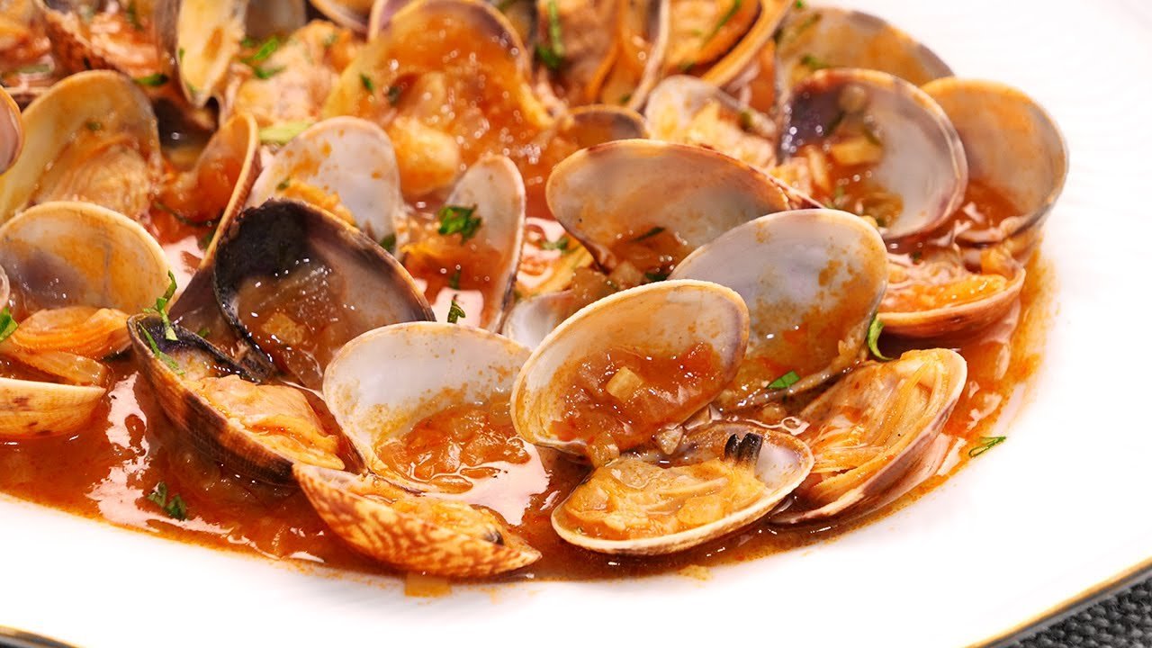 Receta de Almejas Zarandeadas