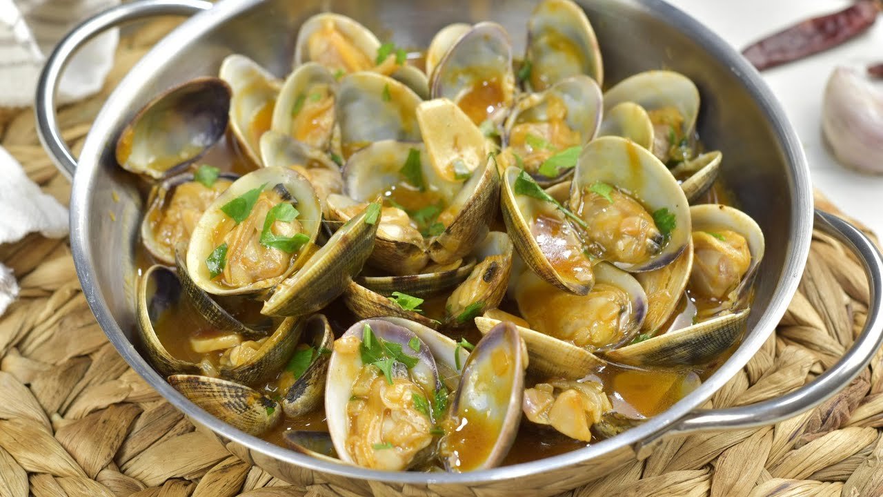 Receta de Almejas a la gallega