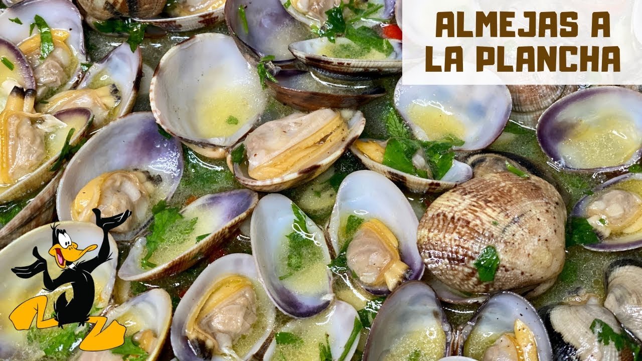 Receta de Almejas a la plancha