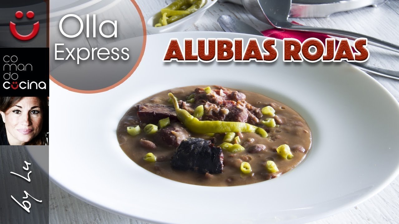 Receta de Alubias rojas de tolosa en olla exprés