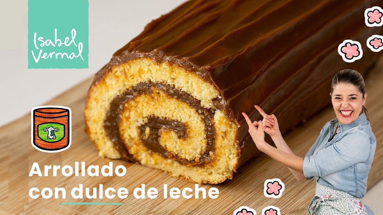 Receta de Arrollado de dulce de leche