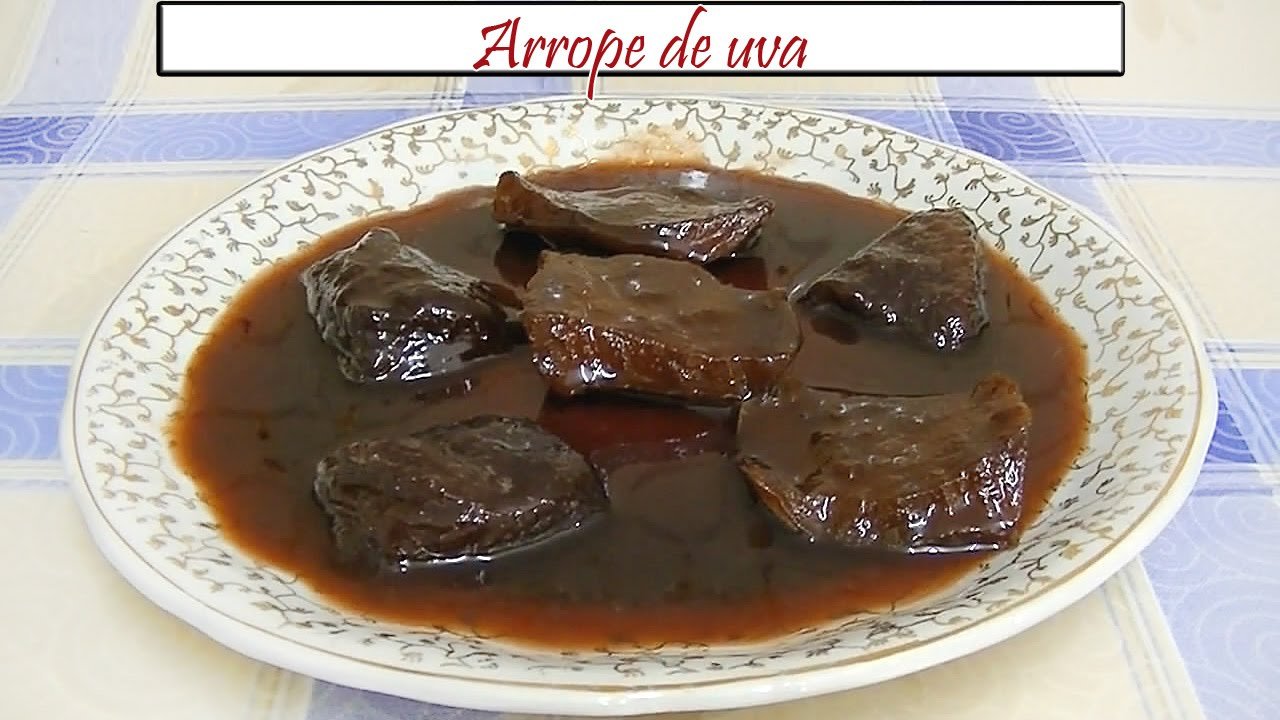 Receta de Arrope de uva