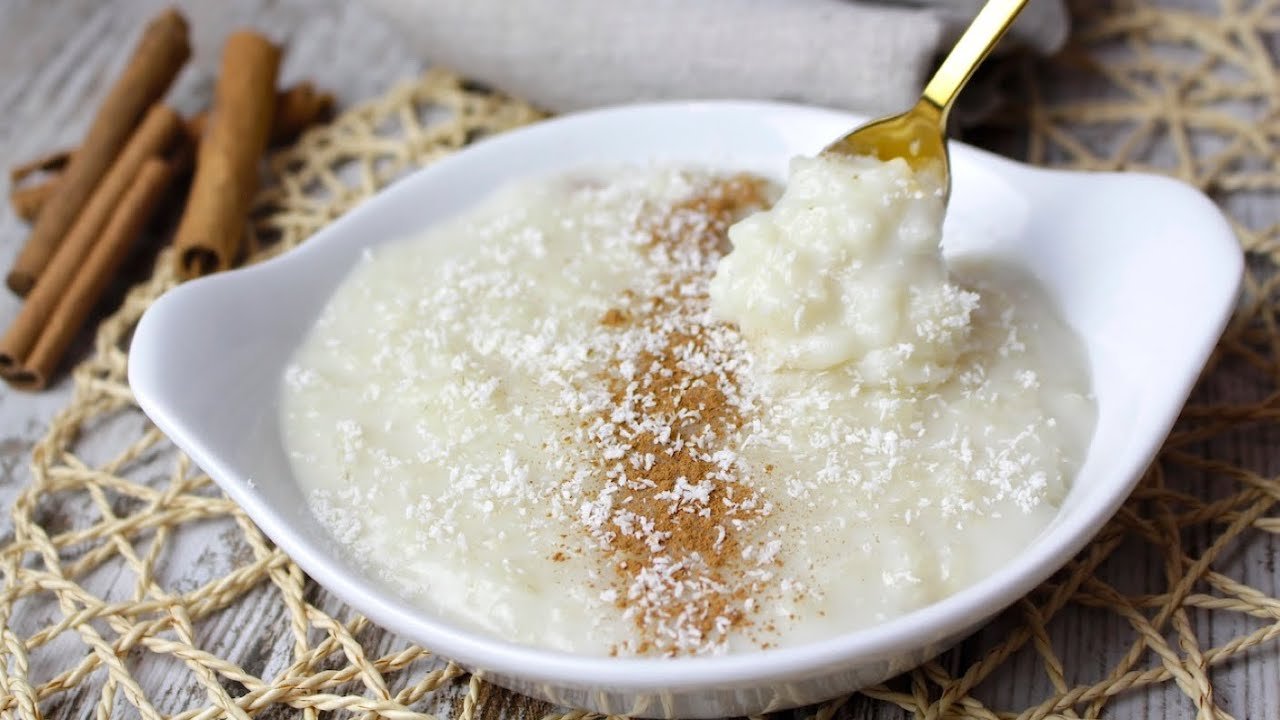 Receta de Arroz con leche de coco