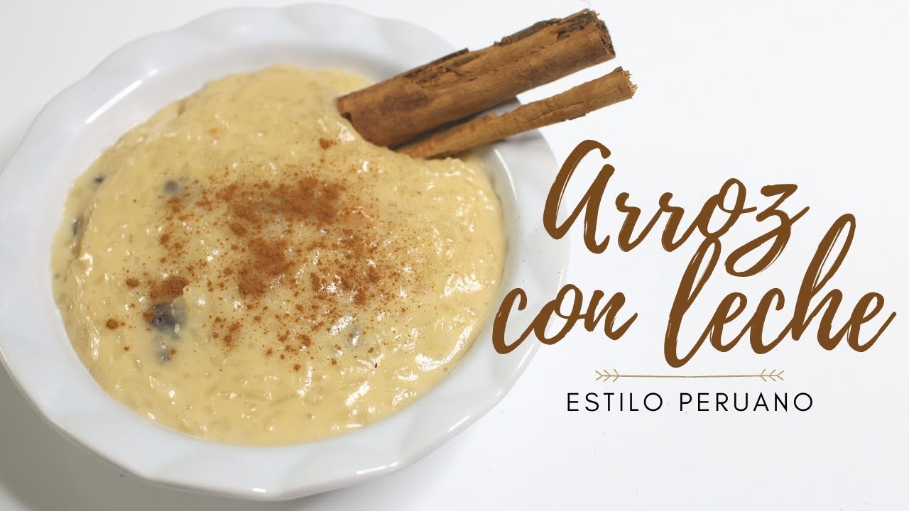 Receta de Arroz con leche peruano