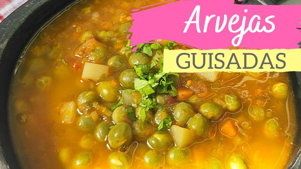 Receta de Arvejas guisadas