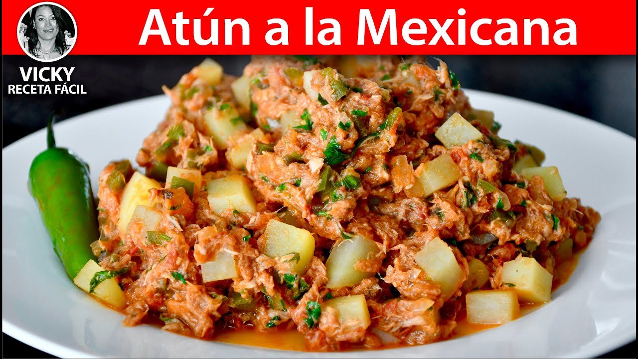 Receta de Atún a la mexicana guisado