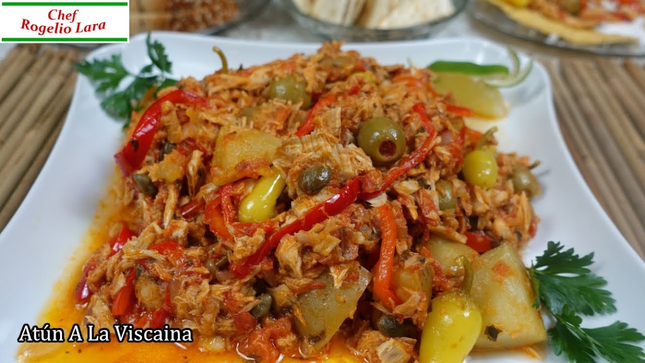 Receta de Atún a la vizcaína