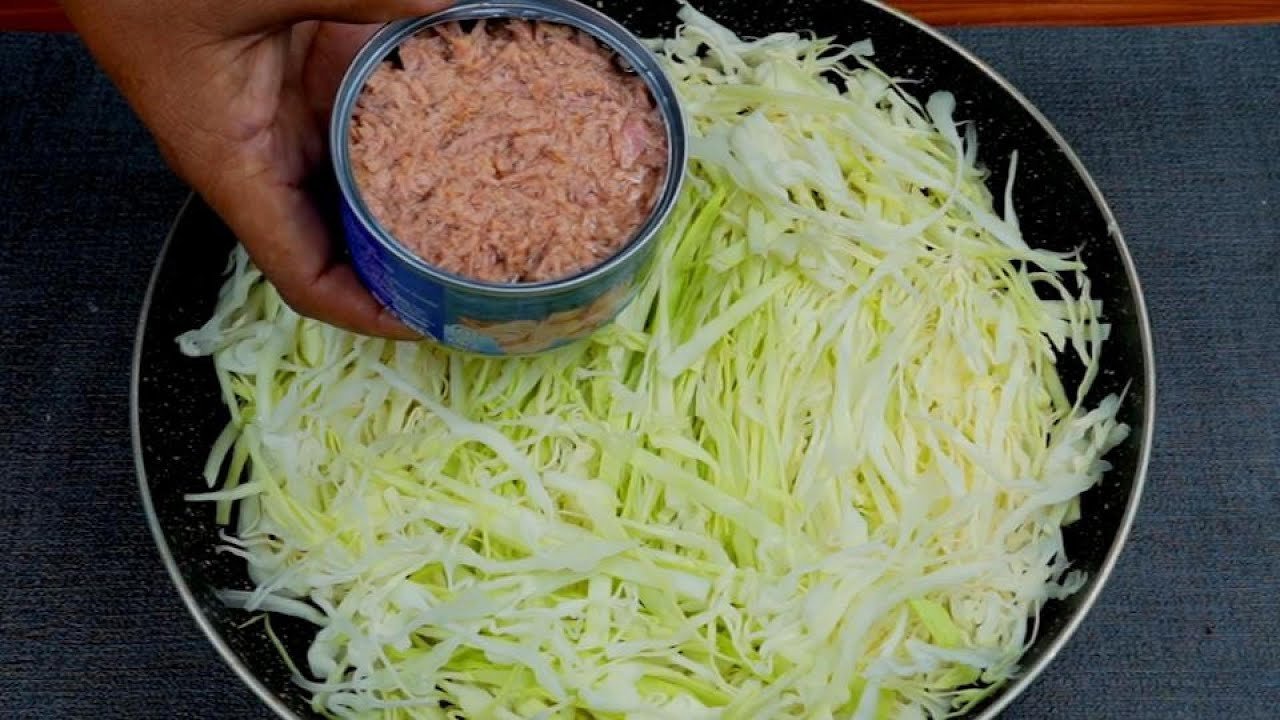 Receta de Atún con repollo