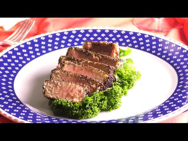 Receta de Atún rebozado con semillas de chía