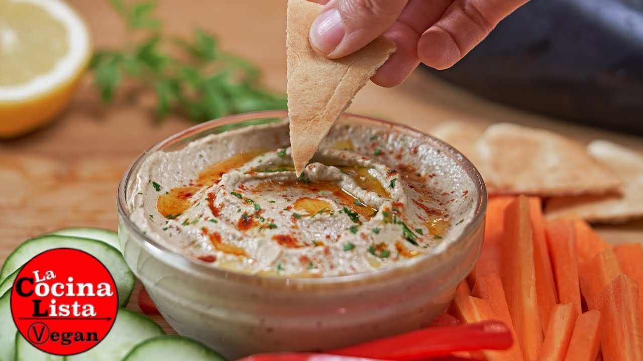 Receta de Baba ganoush de berenjena