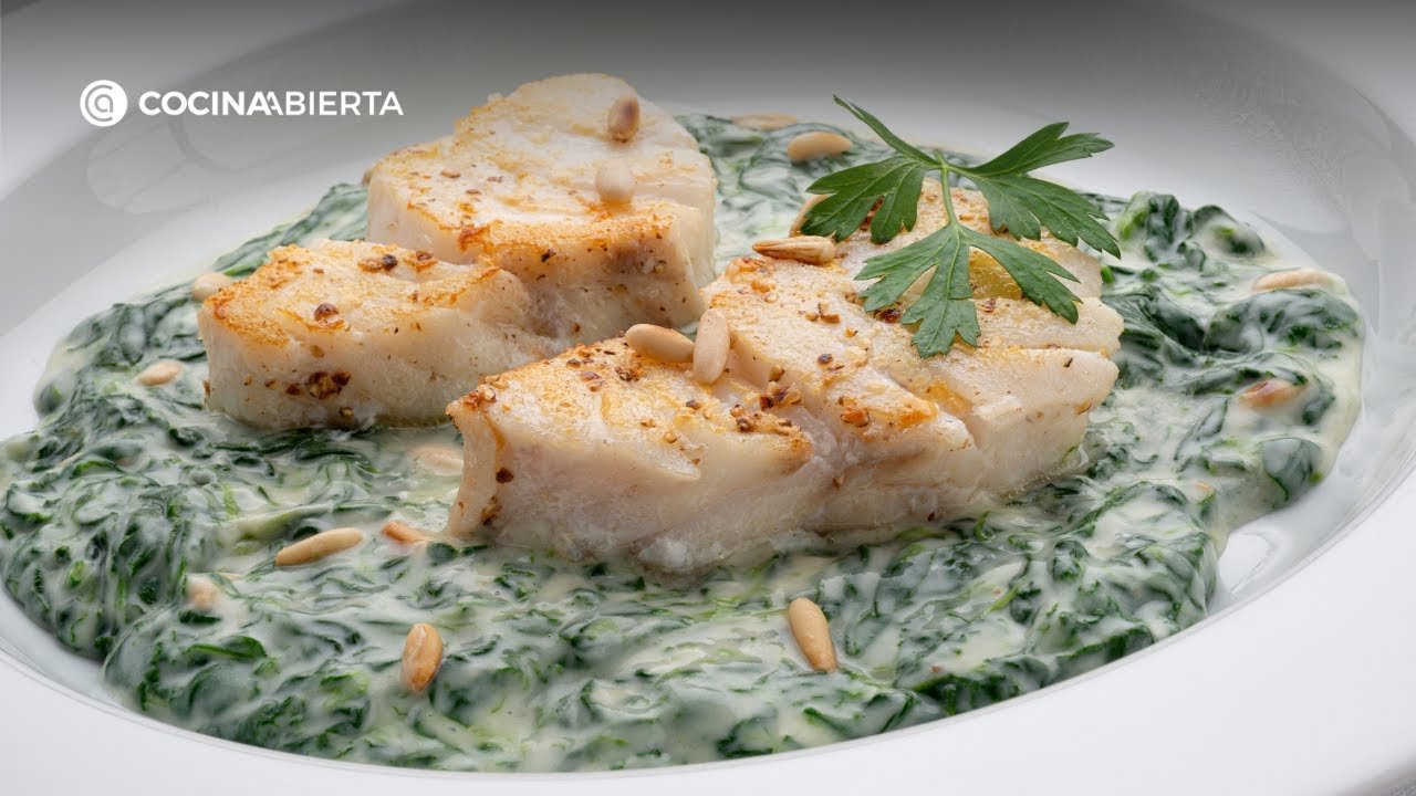 Receta de Bacalao con espinacas