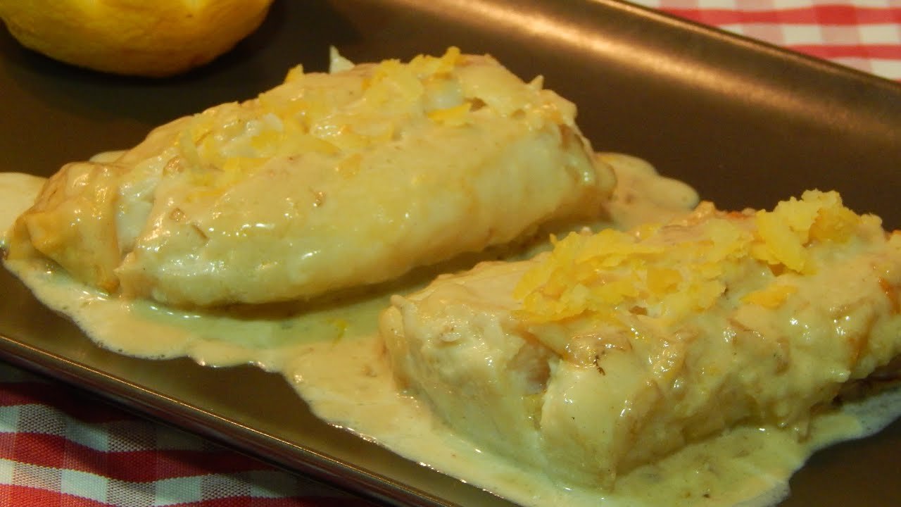 Receta de Bacalao con salsa de limón