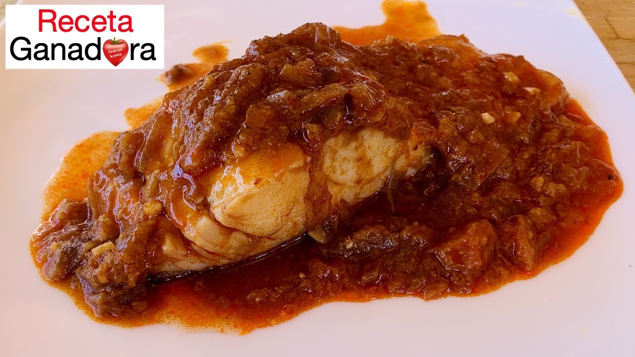 Receta de Bacalao en salsa vizcaína