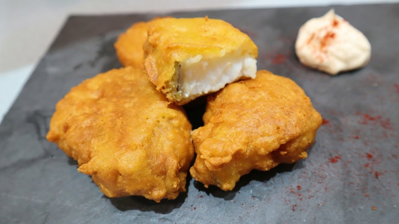 Receta de Bacalao rebozado crujiente