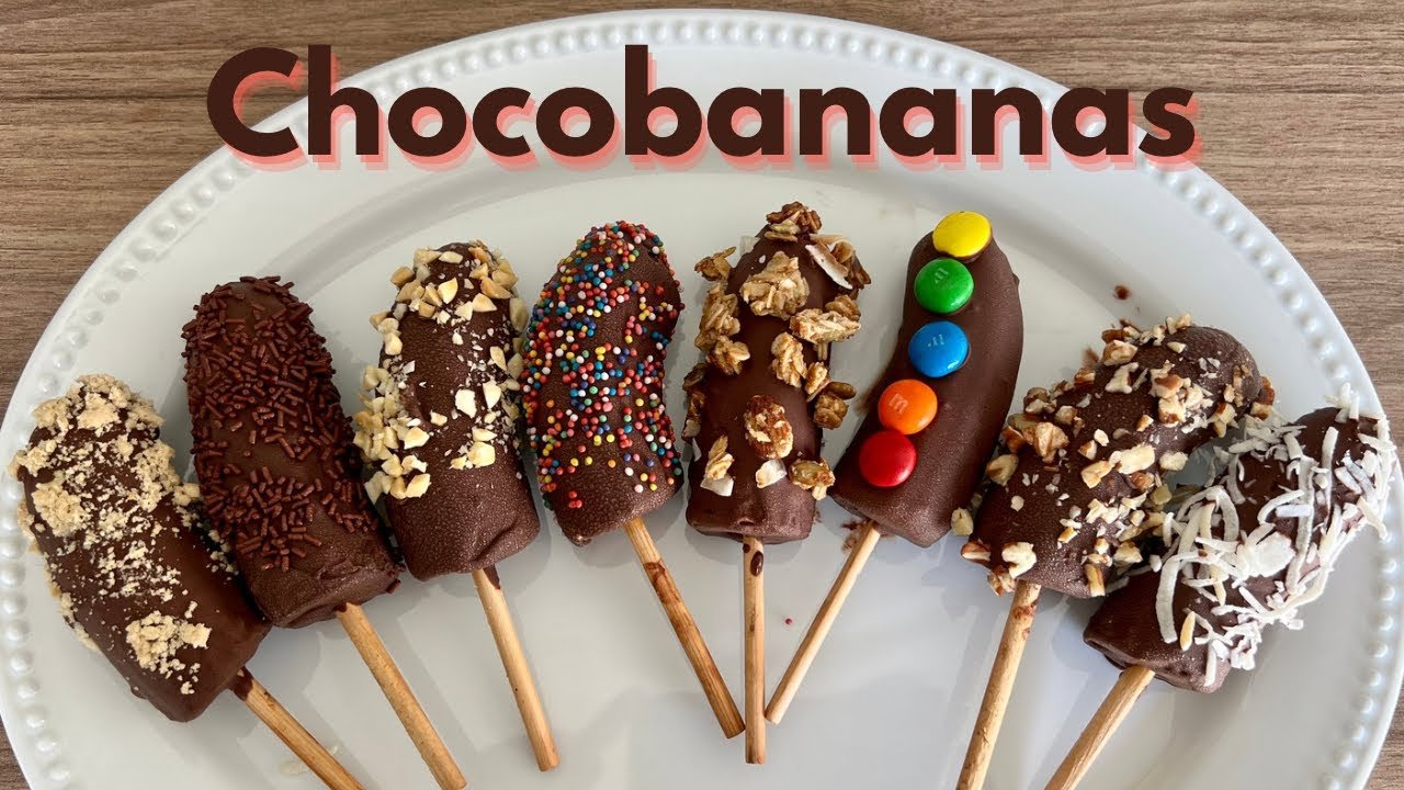 Receta de Bananas con chocolate