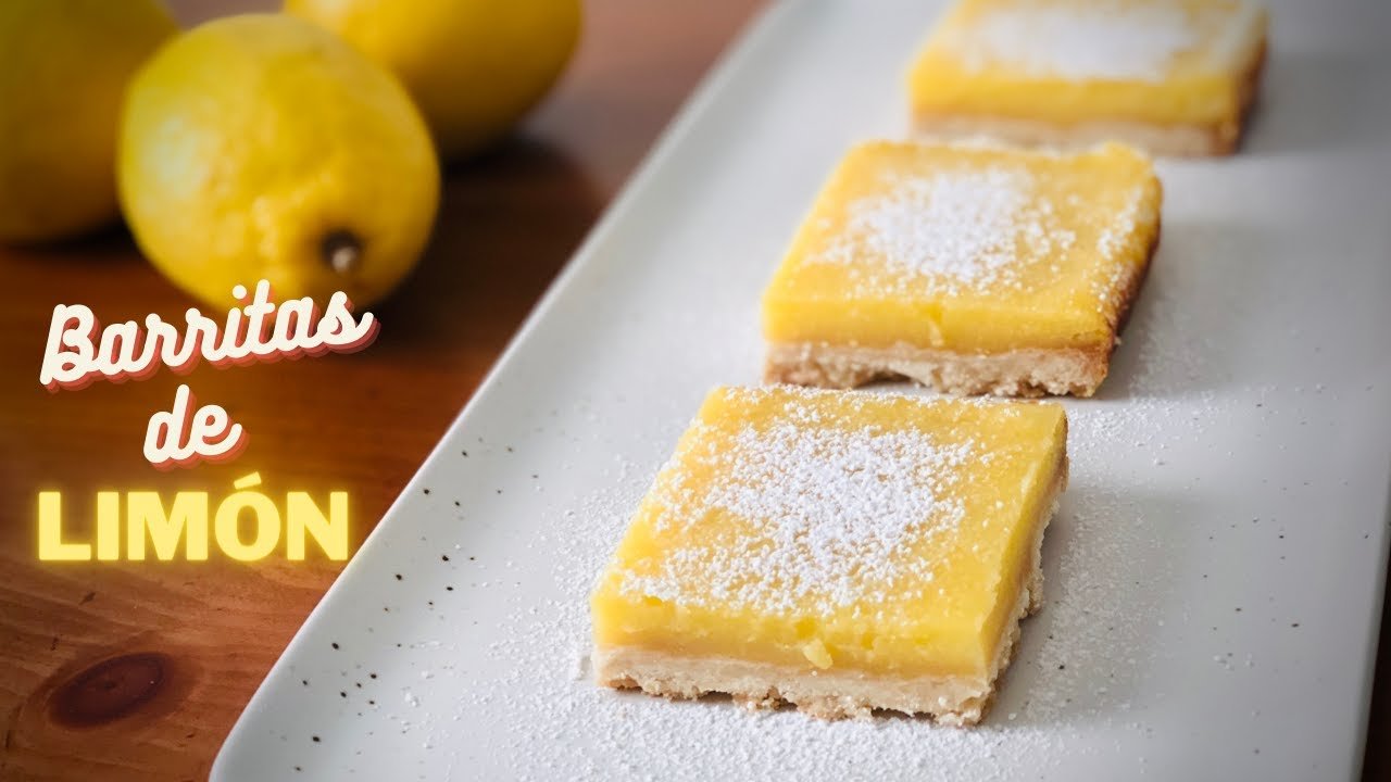 Receta de Barritas de limón