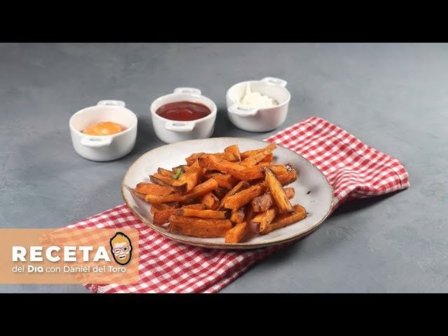 Receta de Bastones de boniato al horno