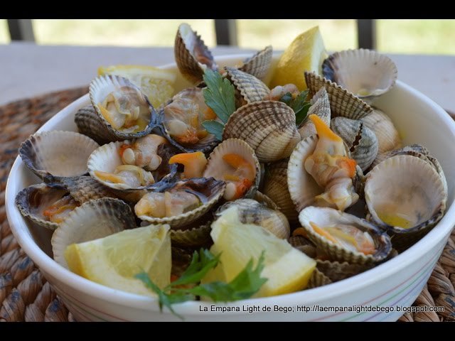 Receta de Berberechos al vapor con limón