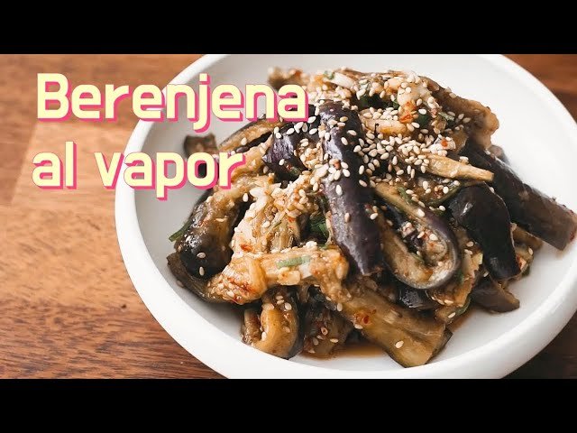 Receta de Berenjenas al vapor